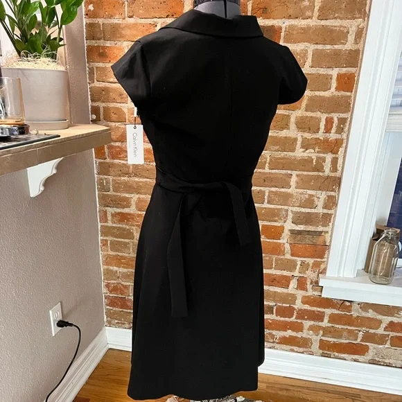 NWT Calvin Klein black dress size 12 - Picture 4 of 7